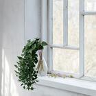 5 Pendentes De Planta Artificial Com Textura Realista (5 Galh