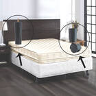 5 Pés Para Móveis Cama Box Casal Pé Palito 2 Rodízio Tabaco