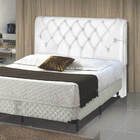 5 Pés Para Móveis Cama Box Casal Pé Palito 2 Rodízio Tabaco