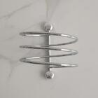 5 Porta Secador De Cabelo Cromados Em Espiral Suportes De Par