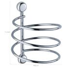 5 Porta Secador De Cabelo Cromados Em Espiral Suportes De Par