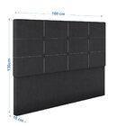 Cabeceira Estofada Casal Queen Size 160 Cm Terra Veludo - Sky