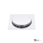 5 Ralos Inteligente Click 15x15 Aço Inox P/ Banheiro