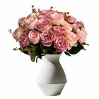 5 Rosas  Realistas Em Buquê Artificial Surpresa Romântica E D