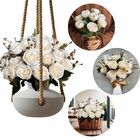 5 Rosas  Realistas Em Buquê Artificial Surpresa Romântica E D