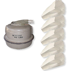 5 Saco Descartável Para Aspirador De Pó Black E Decker Pro 10