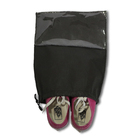 5 Sacos Para Sapatos / Porta Sapato Preto 36x28cm C/ Visor