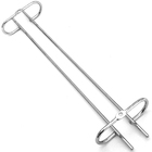 5 Suportes Organizador De Armário Porta Taças Cromado 35cm