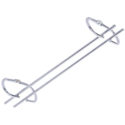 5 Suportes Organizador De Armário Porta Taças Cromado 35cm