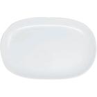 5 Travessas Melamina Branca 26x17cm Saladas Petiscos Buffet R