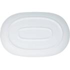 5 Travessas Melamina Branca 26x17cm Saladas Petiscos Buffet R