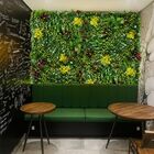 5m² De Placas Artificiais Permanentes Jardim Vertical Luxuoso