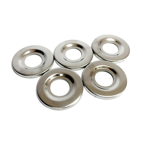 5un Canoplas De Acabamento Aço Inox Pias E Aquecedores