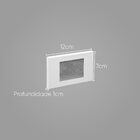 5x Balizador Embutir Parede Escada Caixa 4x2 Branco St1314