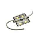 5x Mód. C/4 Leds Alto Brilho 12v Ip65 5050 36x36x4 - Branco