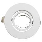 5x Spot Orientável Embutir + Led Mr11 4w Branco Quente St1823