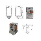 601282300040  Rele Octal Fixável Em Base 2 Reversíveis 230vac