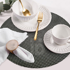 60 Jogo Americano Restaurante Redondo Antiderrapante Flexpt