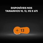60 Pilhas Auditivas Nº 13 Duracell