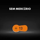 60 Pilhas Auditivas Nº 13 Duracell