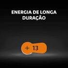 60 Pilhas Auditivas Nº 13 Duracell