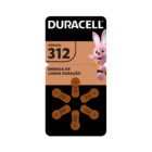 60 Pilhas Auditivas Nº 312 Duracell