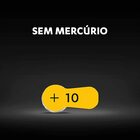 60 Pilhas Auditivas Nº A10 / Pr70 Duracell Com 6 Unidades