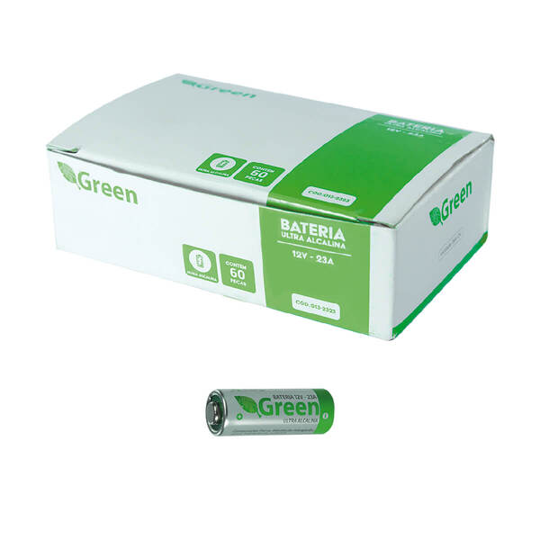 60x Pilhas Bateria 23a 12v A23 Controle Alarme Portão