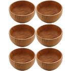 6 Bowl De Bambu Lyor Verona Molheiras 50ml Servir Molhos Cald