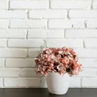 6 Buquês De Mini Hortênsias Rosas 26 Cm Artificiais Para Deco