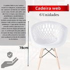 6 Cadeiras  Área Externa Compacta