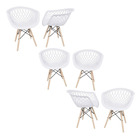 6 Cadeiras  Para Recepção Versátil