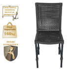 6 Cadeiras Corda Náutica Cannes Em Alumínio Com Pintura Eletr