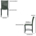 6 Cadeiras Corda Náutica Cannes Em Alumínio Com Pintura Eletr