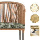 6 Cadeiras De Jantar Área Noronha Em Alumínio Com Pintura Fen