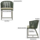 6 Cadeiras De Jantar Área Noronha Em Alumínio Com Pintura Fen