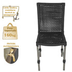 6 Cadeiras De Jantar Cannes De Alumínio Com Pintura Fendi E T