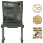 6 Cadeiras De Jantar Cannes De Alumínio Com Pintura Fendi E T