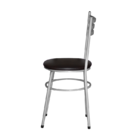 6 Cadeiras Epoxi Cinza Para Cozinha  Marrom