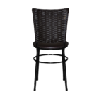 6 Cadeiras Pretas Para Cozinha Hawai Café  Marrom