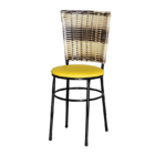 6 Cadeiras Pretas Para Cozinha Hawai Cappuccino Premium  Amar