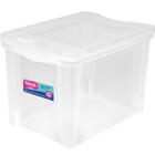 6 Caixas Organizadoras Plásticas Média Alta 30l Ordene Transp