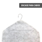 6 Capa De Roupa G - Tnt Branco 60x165cm Terno/camisa/vestido