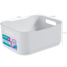 6 Cestas Fit Pequena Empilhável Caixa Organizadora Plástica B