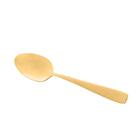 6 Colheres De Sobremesa Wolff Pisa Dourado De Aço Inox