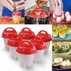 6 Copos Silicone Egglettes Cooking Ovo Fogão Cozinha Fácil Du