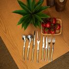 6 Facas Em Inox Laguiole Champagne