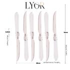 6 Facas Para Churrasco Lyor Destiny De Aço Inox 23cm