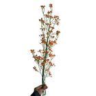 6 Flores Artificiais De Mosquitinho Laranja Para Ambientes Ch