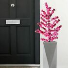 6 Flores Sakura Artificiais Rosa - A Peça Ideal Para Transfor